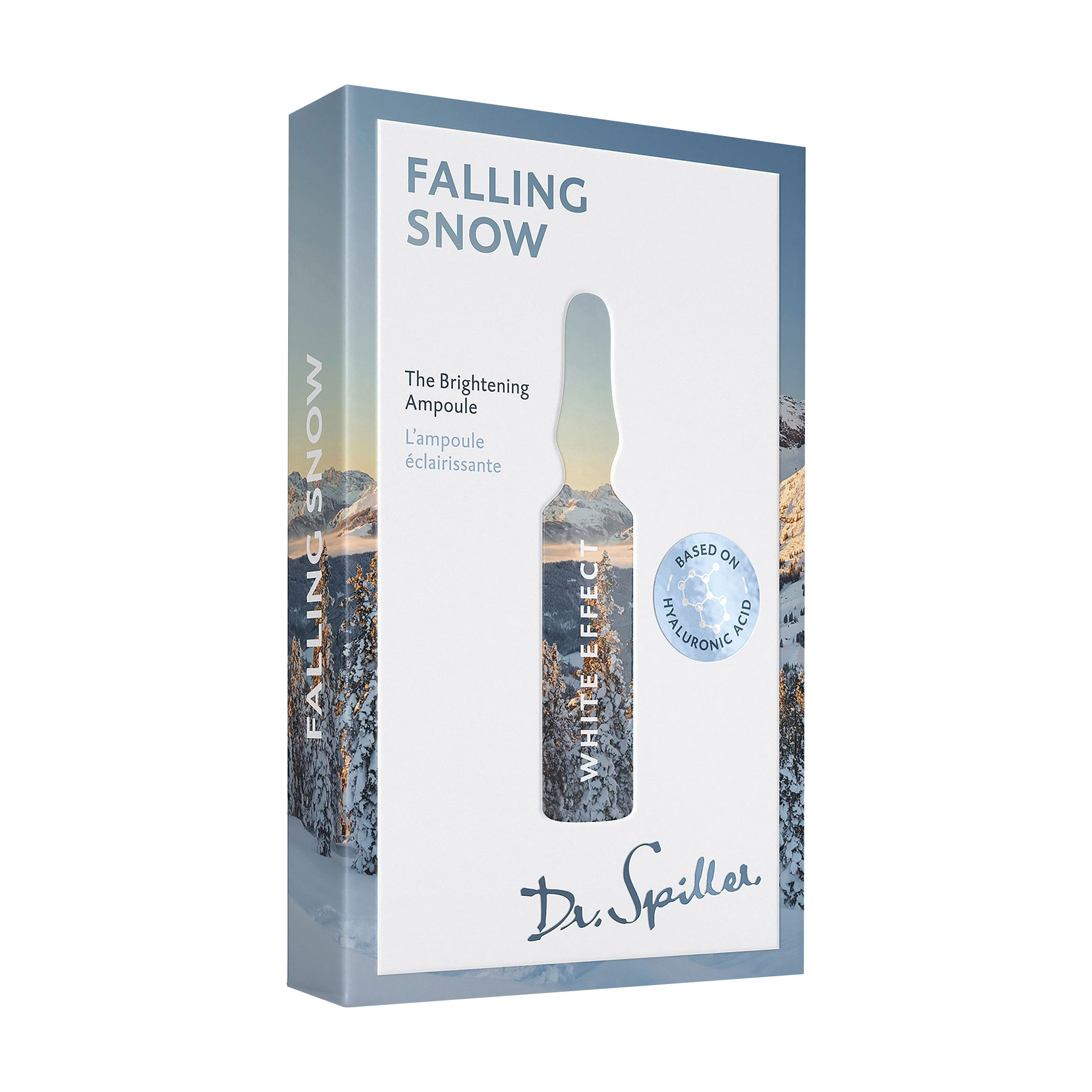 Ампульний концентрат для обличчя Dr. Spiller White Effect Falling Snow The Brightening Ampoule для вирівнювання тону шкіри, 7*2 мл